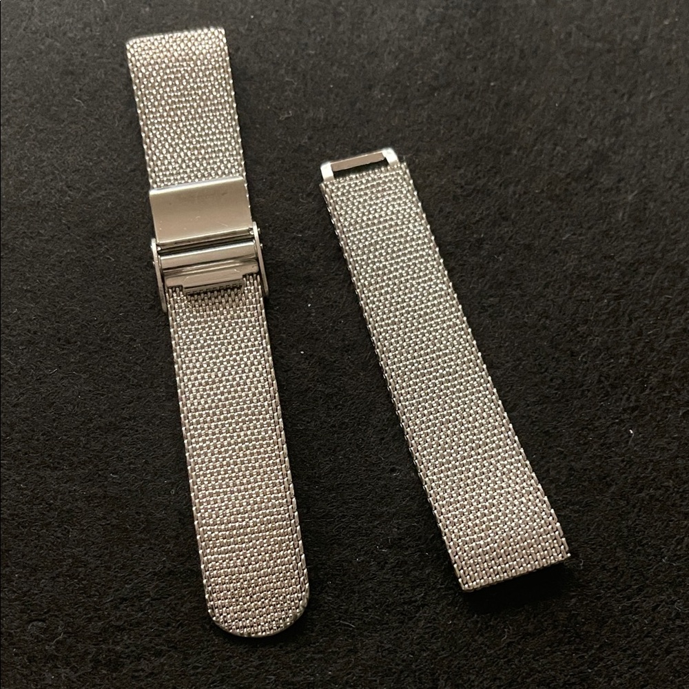 Vintage Stainless Steel Mesh Watch Band